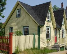 Jost House, west and front façade, 2004; Heritage Division, Nova Scotia Department of Tourism, Culture and Heritage, 2004