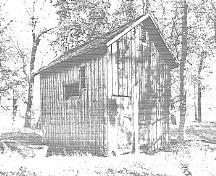 General view of the front and side elevations of the Abattoir, 1992.; Department of Public Works / Ministère des Travaux publics, (A & E Services--CPS, WRO), 1992.