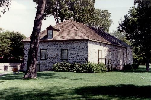 Vue de la façade latérale