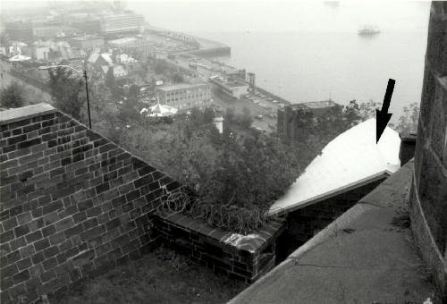 Vue de la façade latérale