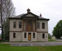 Annapolis County Court House, Annapolis Royal, front elevation, 2005.; Heritage Division, NS Dept. of Tourism, Culture and Heritage, 2005.