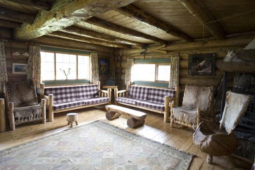 lodge, interior view
