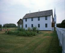 Side view of the St. Antoine de Padoue Rectory, 2003.; Parks Canada Agency / Agence Parcs Canada, D. Venne, 2003.