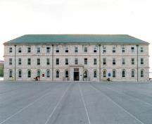 General view of the Stone Frigate (No. 23), 1993.; Department of National Defence / Ministère de la Défense nationale, 1993.