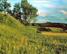 Vue générale de Kay-Nah-Chi-Wah-Nung montrant son isolement relatif par rapport au développement du territoire, et la santé de l’écosystème .; Parks Canada Agency / Agence Parcs Canada, n.d.