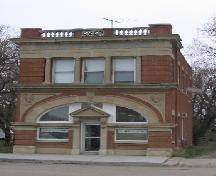 Front Elevation of Royal Bank Building in Qu'Appelle, 2003.; Government of Saskatchewan, Bruce Dawson, 2004