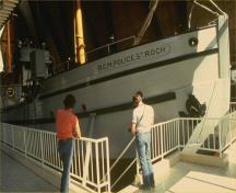Vue générale du St. Roch, 1982.; Parks Canada Agency / Agence Parcs Canada, 1982.