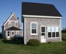 Milk house and side elevation; Province of PEI, F.Pound, 2009
