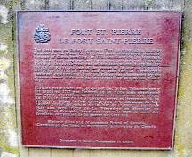 Detail of HSMBC plaque; Parks Canada Agency / Agence Parcs Canada, 2008