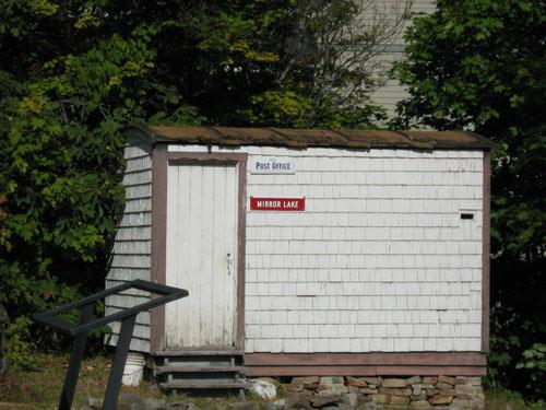 Mirror Lake Post Office at S.S. Moyie site