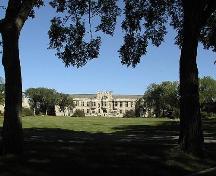 View of the building in its prominent location at the head of; Government of Saskatchewan, Bernie Flaman, 2002