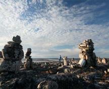 Landscape view of 'Likenesses of Man' site.; Courtesy of Lee Narraway, summer 2008