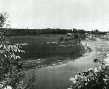 Site Donaldson pendant les excavations, 1960; J.V. Wright and J.E. Anderson, “The Donaldson Site,” National Museum of Canada Bulletin 184, (1963))