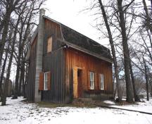 Façade principale - du sud-est de la maison Goulet, St. Pierre, 2006; Historic Resources Branch, Manitoba Culture, Heritage and Tourism 2006