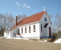Vue globale de l'église catholique romaine St. Augustine; Grand Bay-Westfield