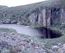 General view of Bloody Falls.; Agence Parcs Canada / Parks Canada Agency