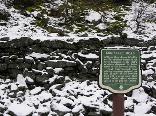 trail and interpretive plaque