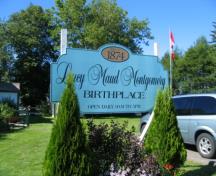 LMM sign; Province of PEI, Charlotte Stewart, 2010