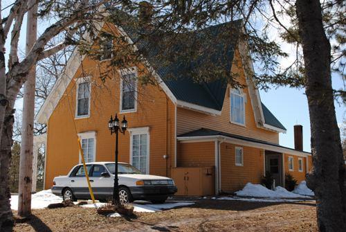 Side and rear elevations