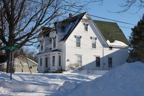 North and west elevations