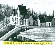 "Park Corner"; Meacham's 1880 Atlas