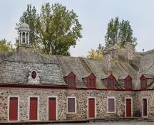 Détail de la cour intérieure du fort Chambly; Agence Parcs Canada | Parks Canada Agency, Miguel Legault.