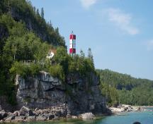 Vue générale du phare de Flowerpot Island; Bruce County | Comté de Bruce, 2013.
