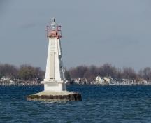 General view of Walpole Island Upper A34 Lighthouse; Walpole Island First Nation \ Première Nation Walpole Island, E. Thomas, 2016.