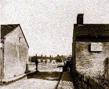 Western entrance to the Fort; Becker Colln, City of Toronto Archives