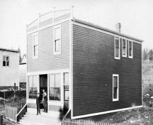 Exterior view of the newly completed Bank of Montreal, 1911; Maple Ridge Museum and Archives. P00048