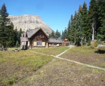 General view, Main Building, front and east elevation.; Parks Canada Agency / Agence Parcs Canada, ca./vers 2013.