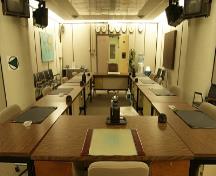Salle du conseil de guerre dans le bunker; Courtesy of Canada's Cold War Museum | Gracieuseté du Musée canadien de la Guerre froide