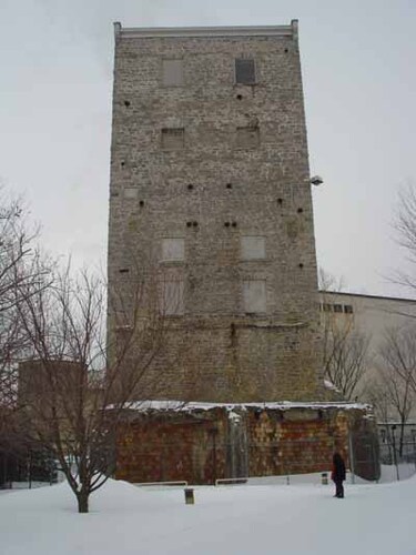 Vue de la façade latérale