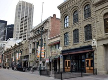 Building façades on Stephen Avenue; Historic Resources Management Branch, Alberta Culture and Status of Women