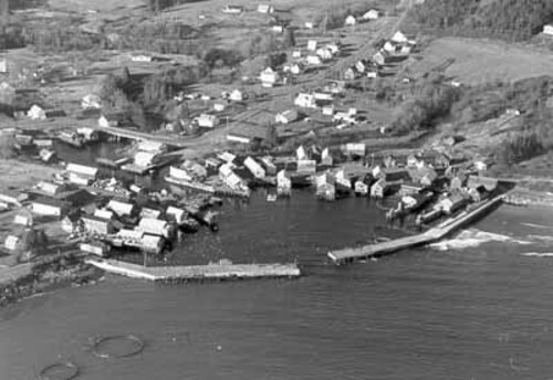 Photo aérienne de l'anse