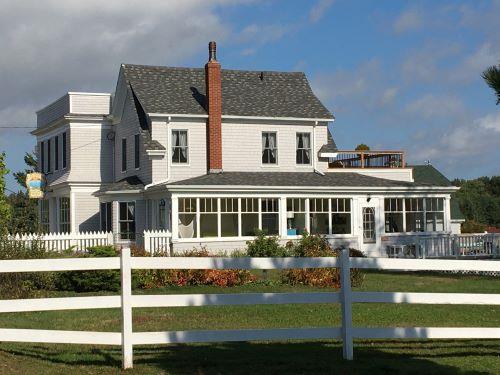 Side elevation and sunporch
