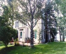 Front perspective of house GowanBrae, Grand Pre, 1988; Heritage Division, Nova Scotia Department of Tourism, Culture and Heritage, 1988