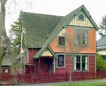 Exterior view of 1458 Begbie Street, 2002; Victoria Heritage Foundation, Derek Trachsel, 2005