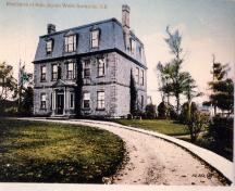 Toit de mansarde ajouté en 1888, détruit par le feu en 1939; Town of Sackville 